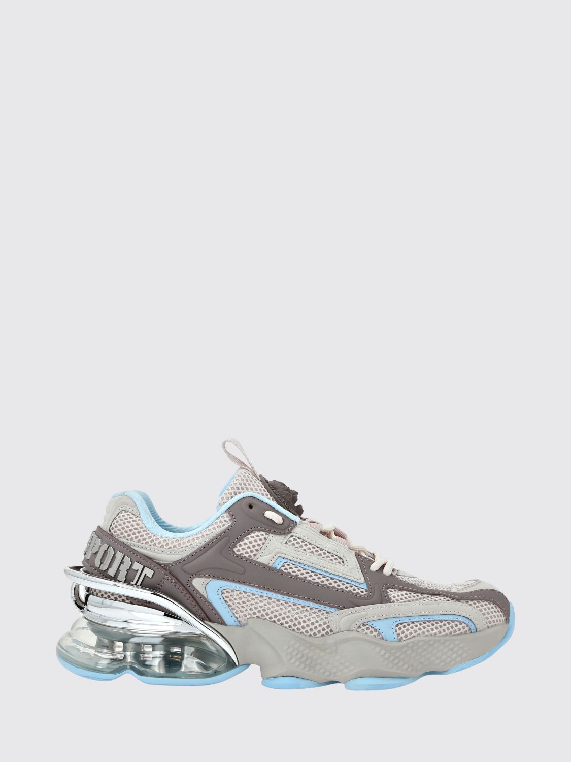 Plein Sport Sneakers Runner PS Thunder Mix low-top in mesh con suola dentellata