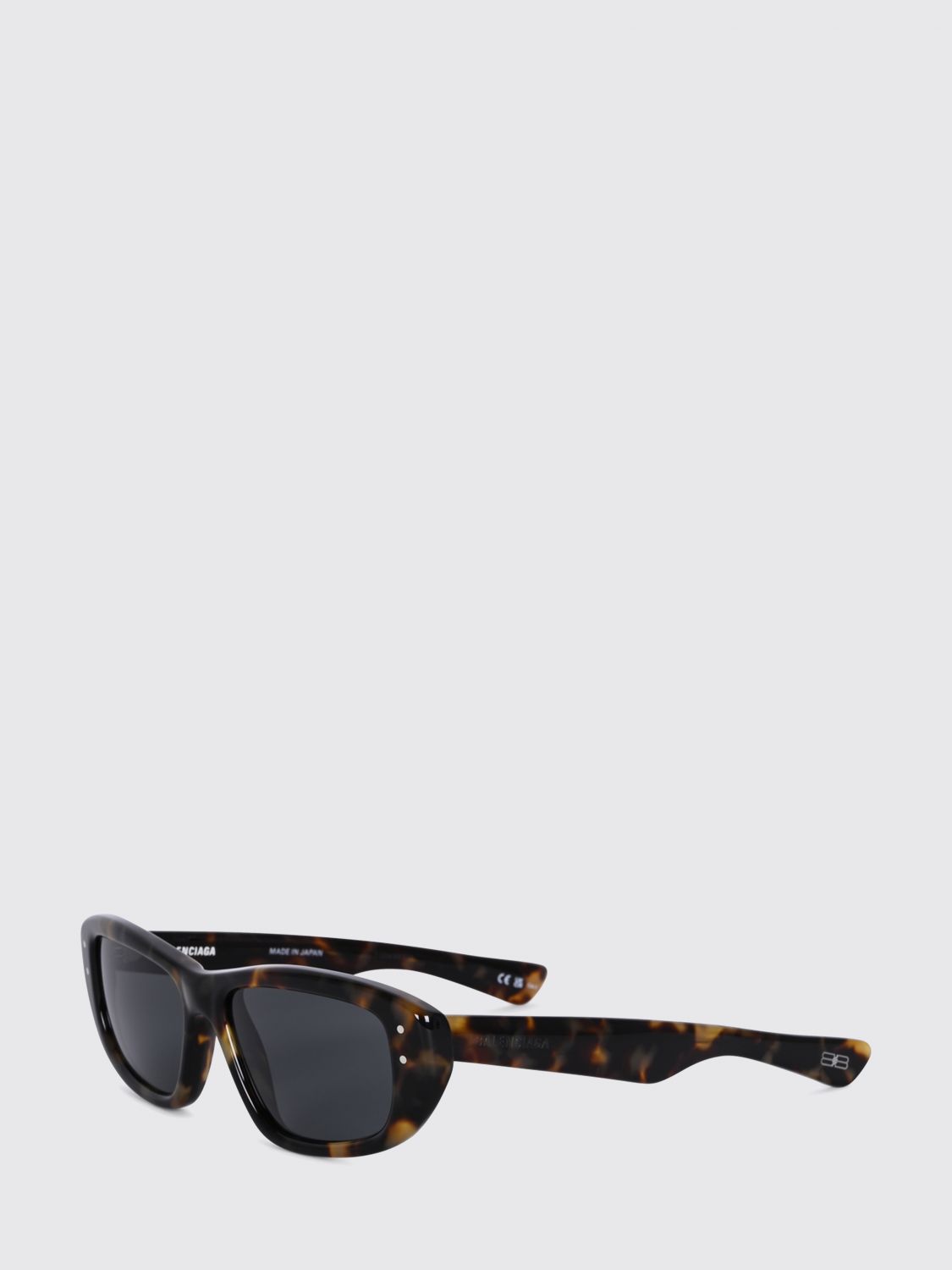 BALENCIAGA Occhiali da sole aviator in acetato con monogramma a contrasto