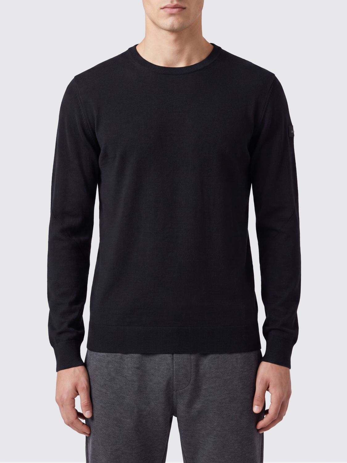 Rrd Slim Fit Long-Sleeve Crewneck Jumper in Viscose Blend