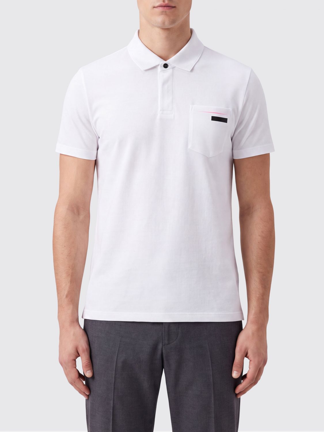 Rrd Long-Sleeved Stretch-Cotton Polo Shirt with Classic Collar