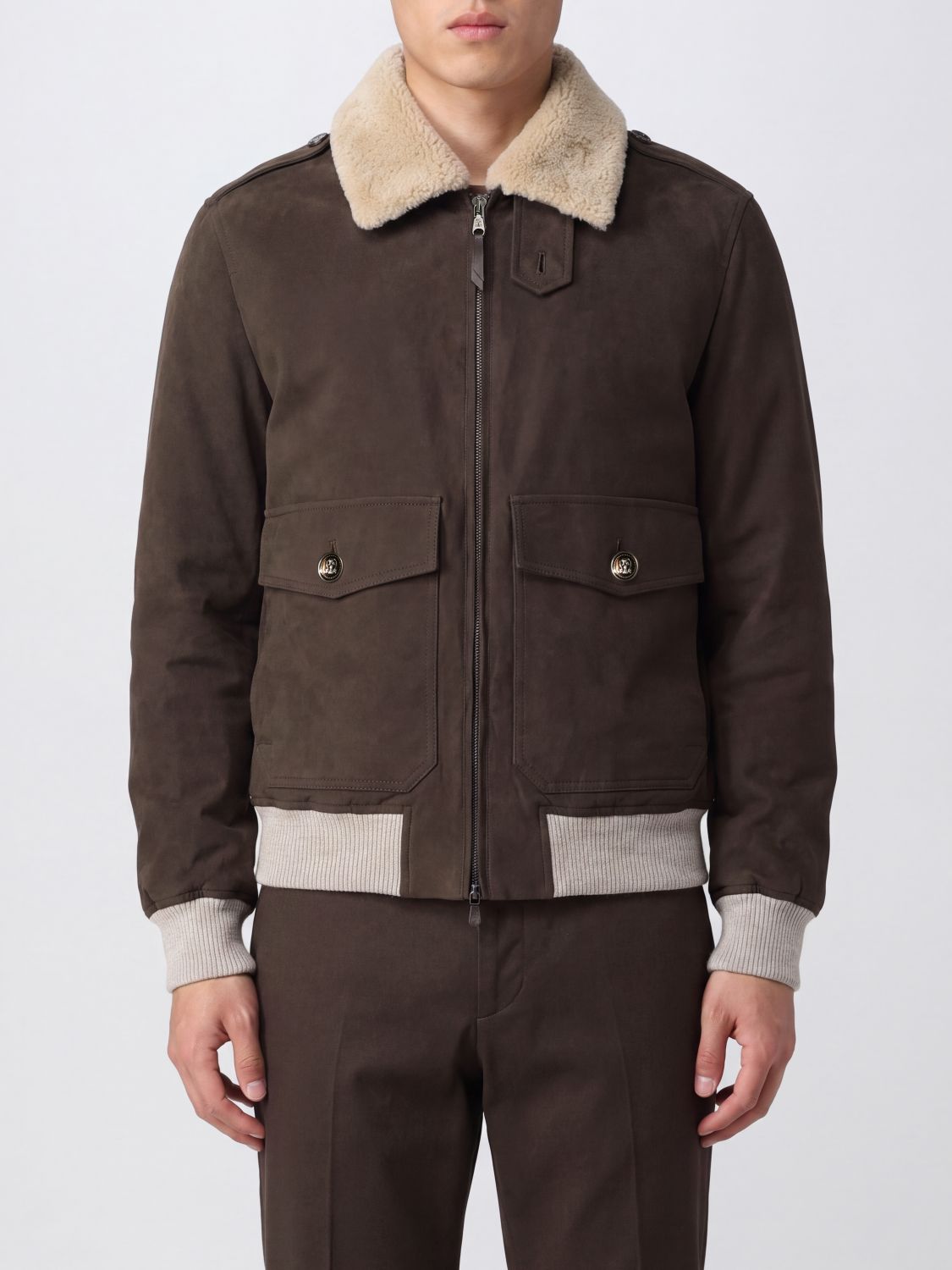 BRUNELLO CUCINELLI Jacket Men color Brown
