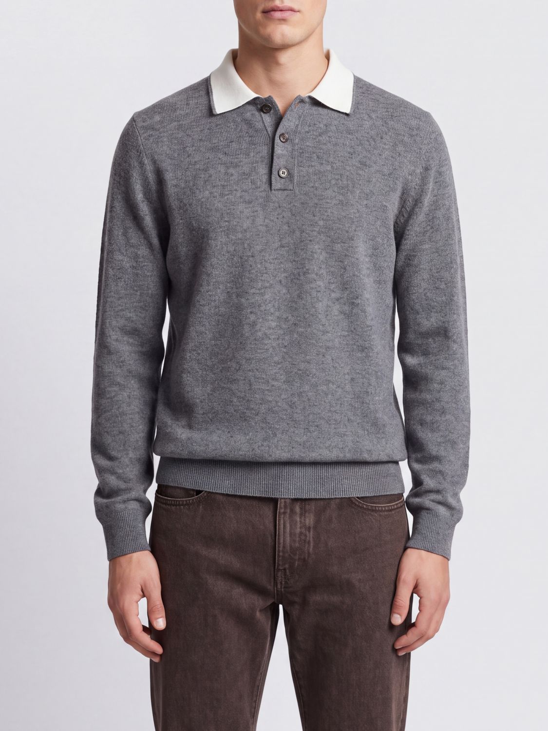 ELEVENTY Polo Shirt Men color Grey