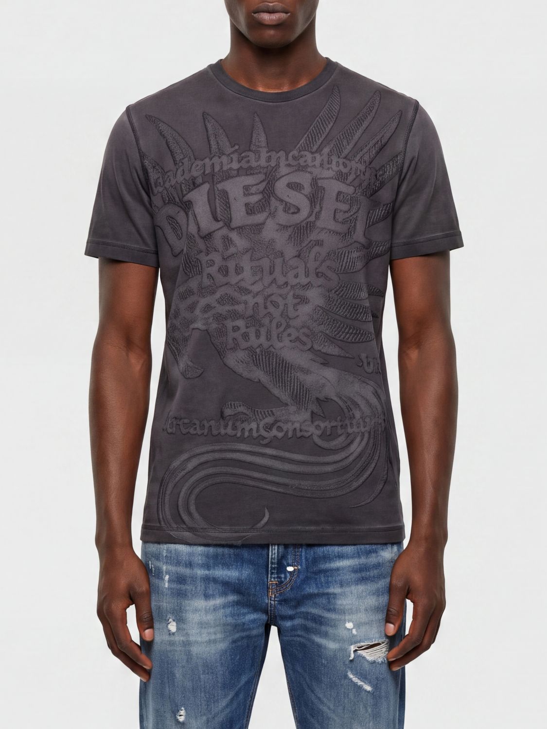 DIESEL T-Shirt Uomo colore Viola