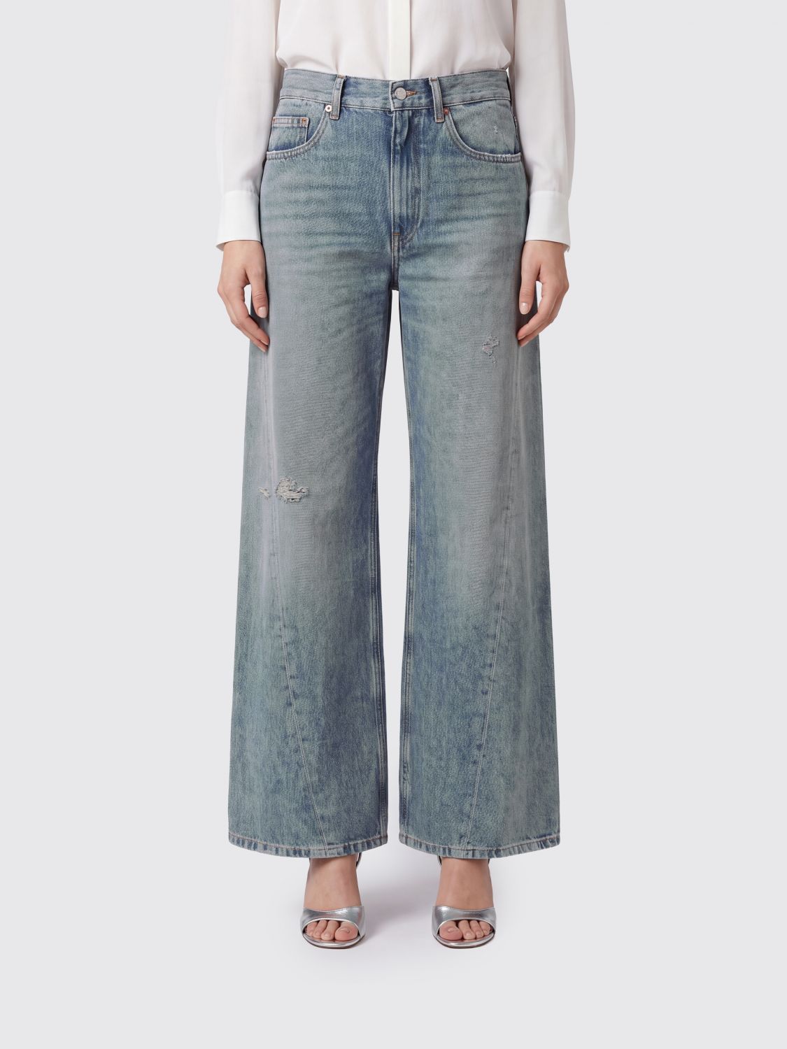MM6 MAISON MARGIELA Jeans Woman color Blue
