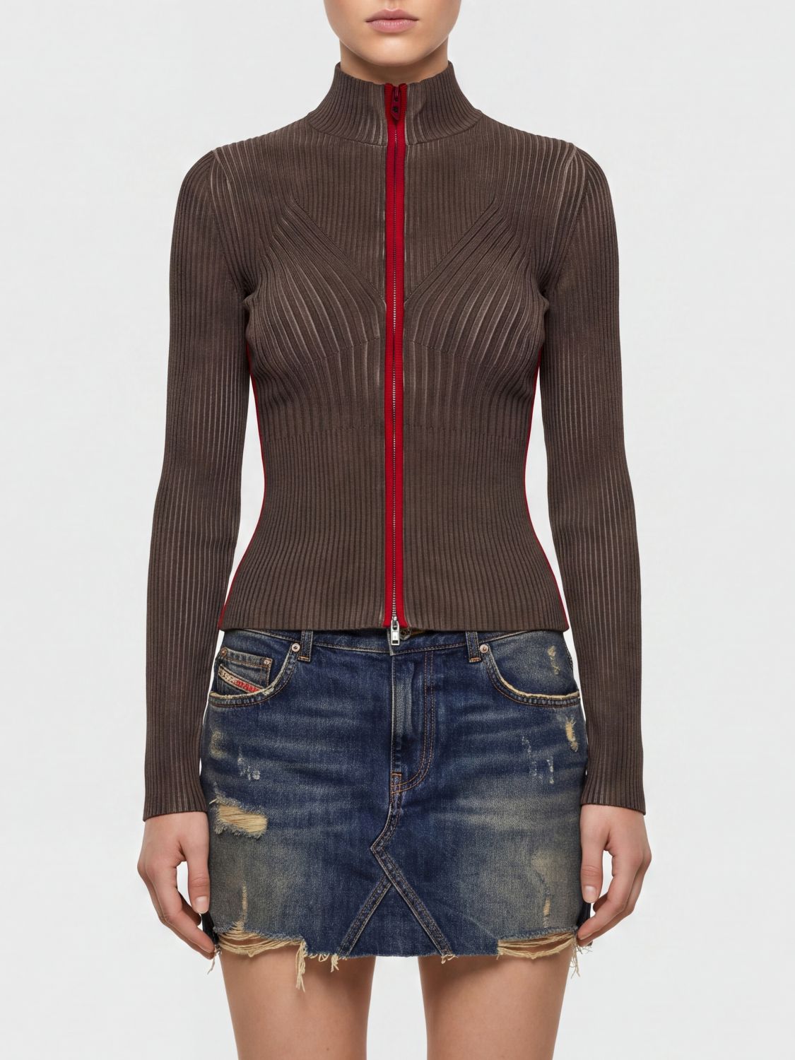 DIESEL Maglia Donna colore Marrone