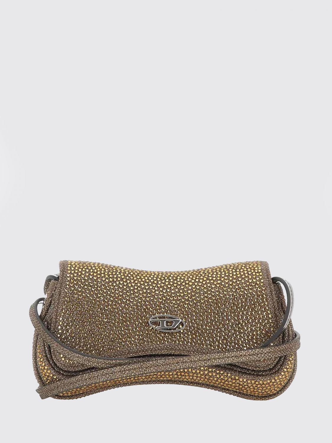 DIESEL Crossbody Bag Woman color Brown　DIESEL クロスボディバッグ ウィメンズ カラー ブラウン DIESEL