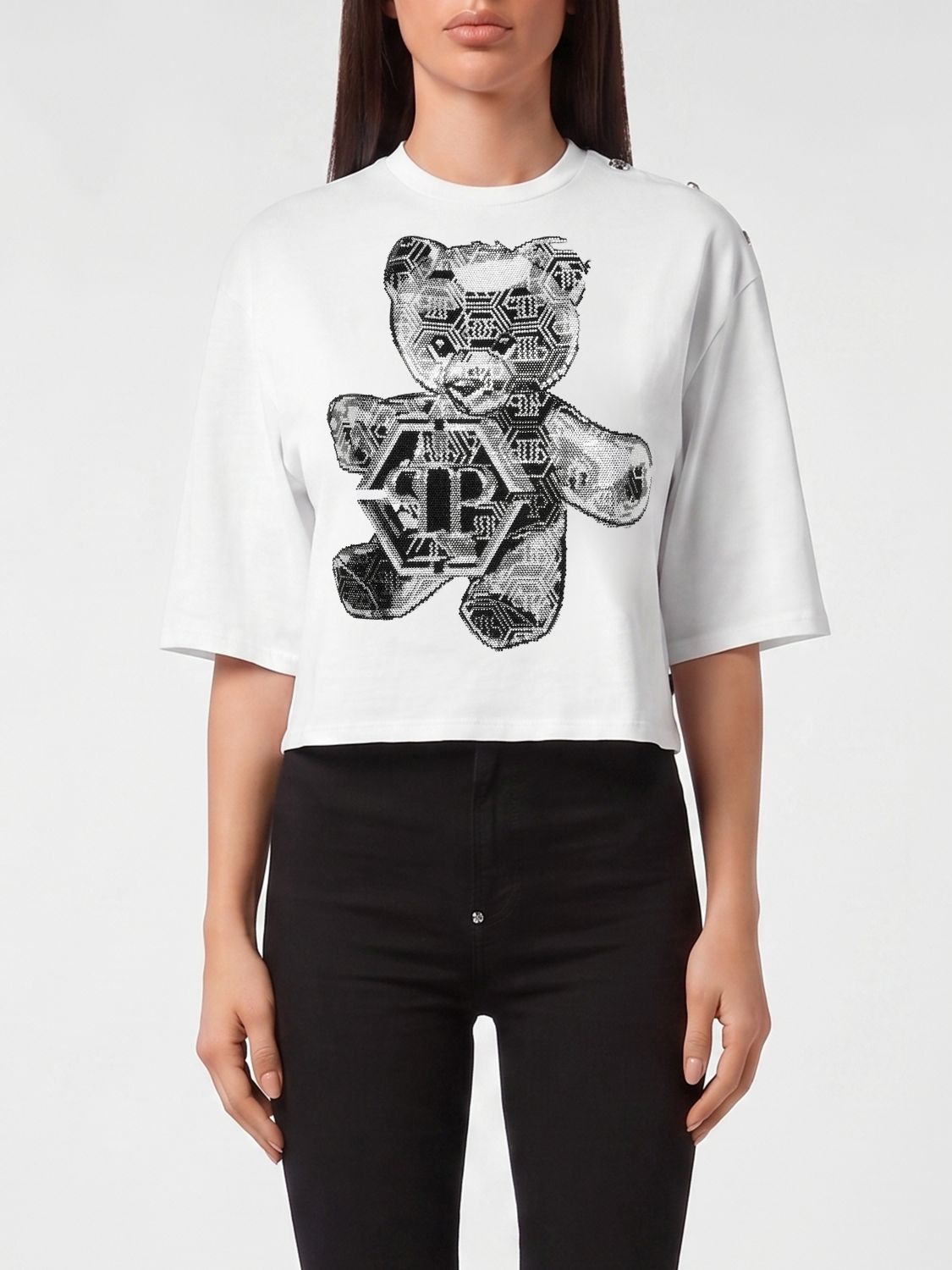 PHILIPP PLEIN T-Shirts Donna colore Bianco