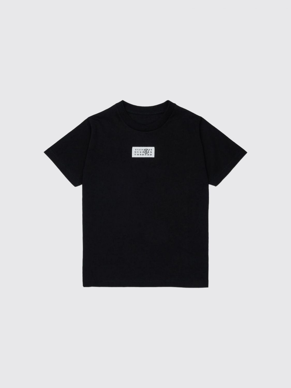 MM6 MAISON MARGIELA T-shirt da bambino in cotone con logo Numeric
