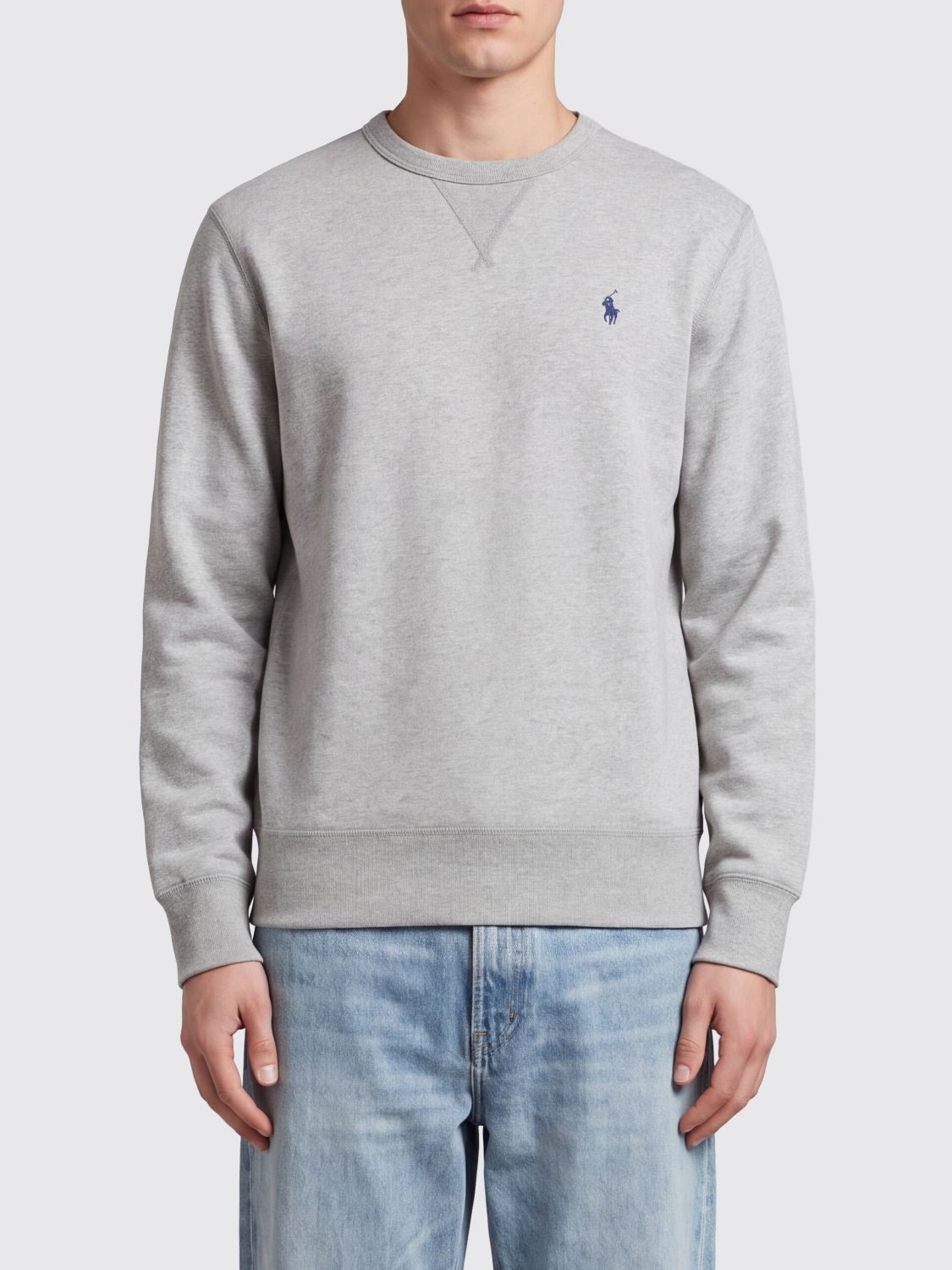 POLO RALPH LAUREN Rundhals-Sweatshirt aus Baumwolle mit gesticktem Pony-Logo