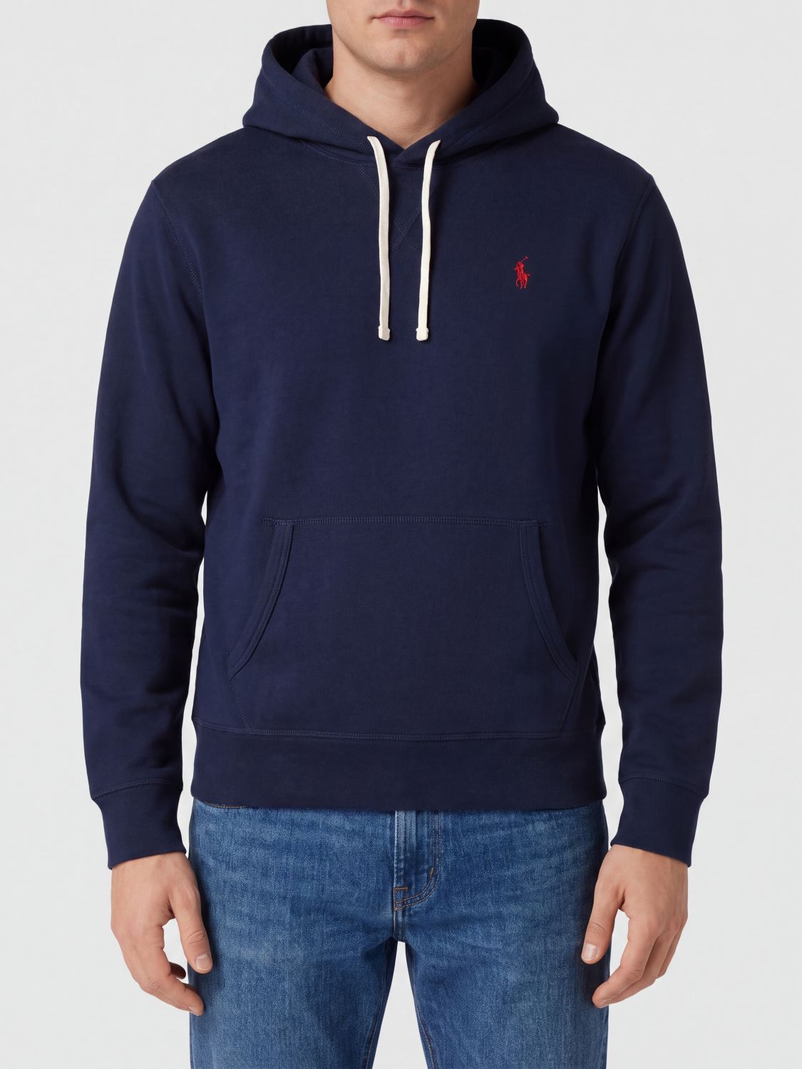 POLO RALPH LAUREN Baumwoll-Hoodie mit ikonischem gesticktem Pony-Logo