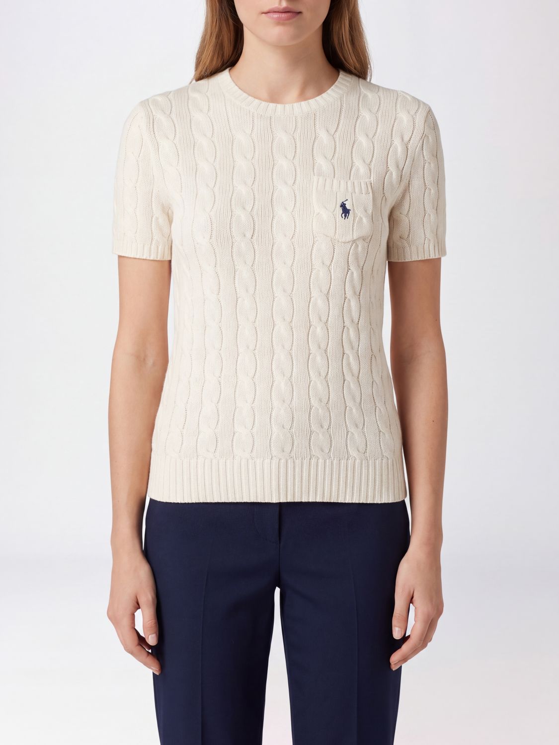 POLO RALPH LAUREN Sweater Woman color Cream