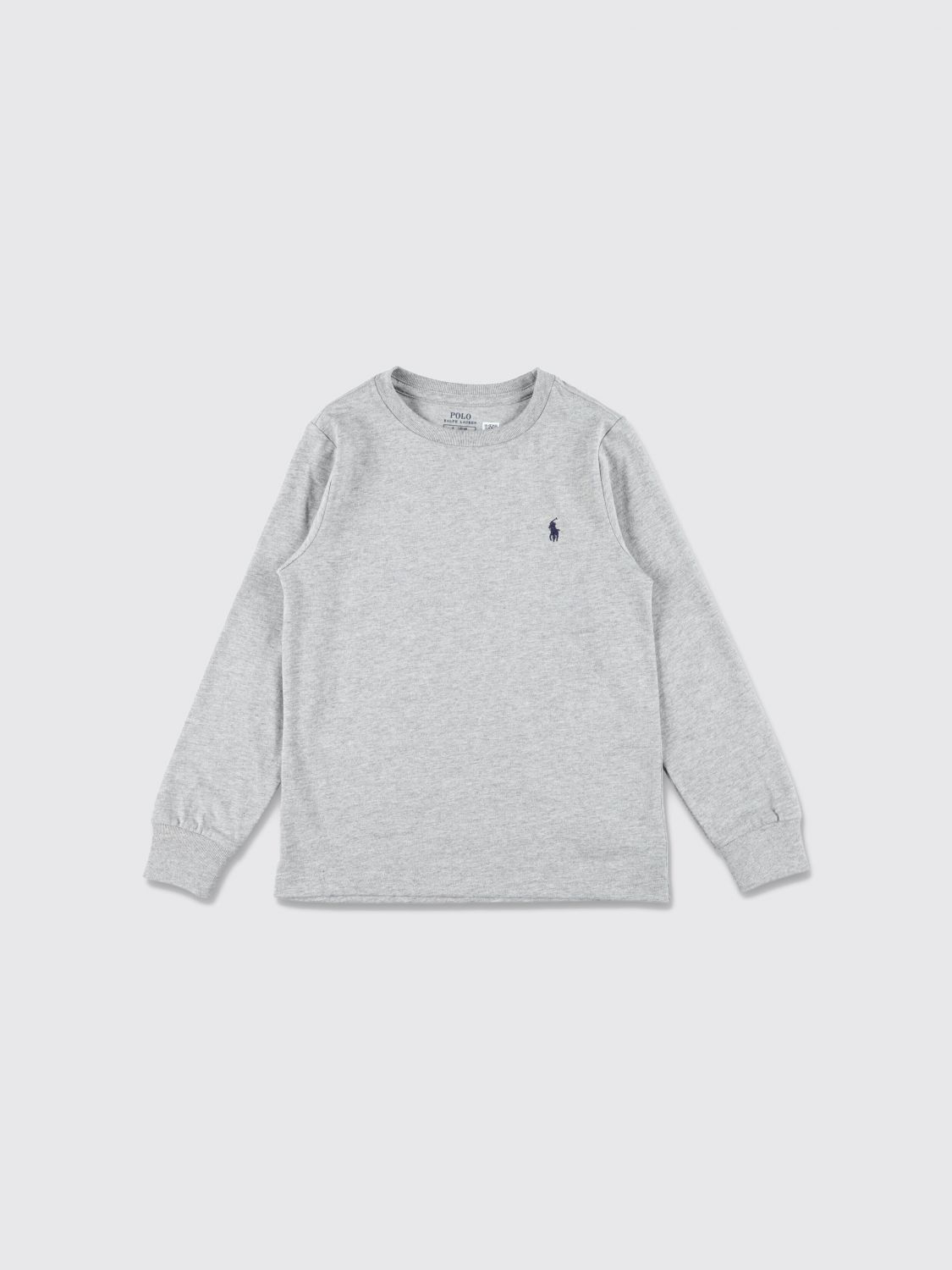 POLO RALPH LAUREN Langarm-T-Shirt für Jungen aus Baumwolle mit Pony-Logo