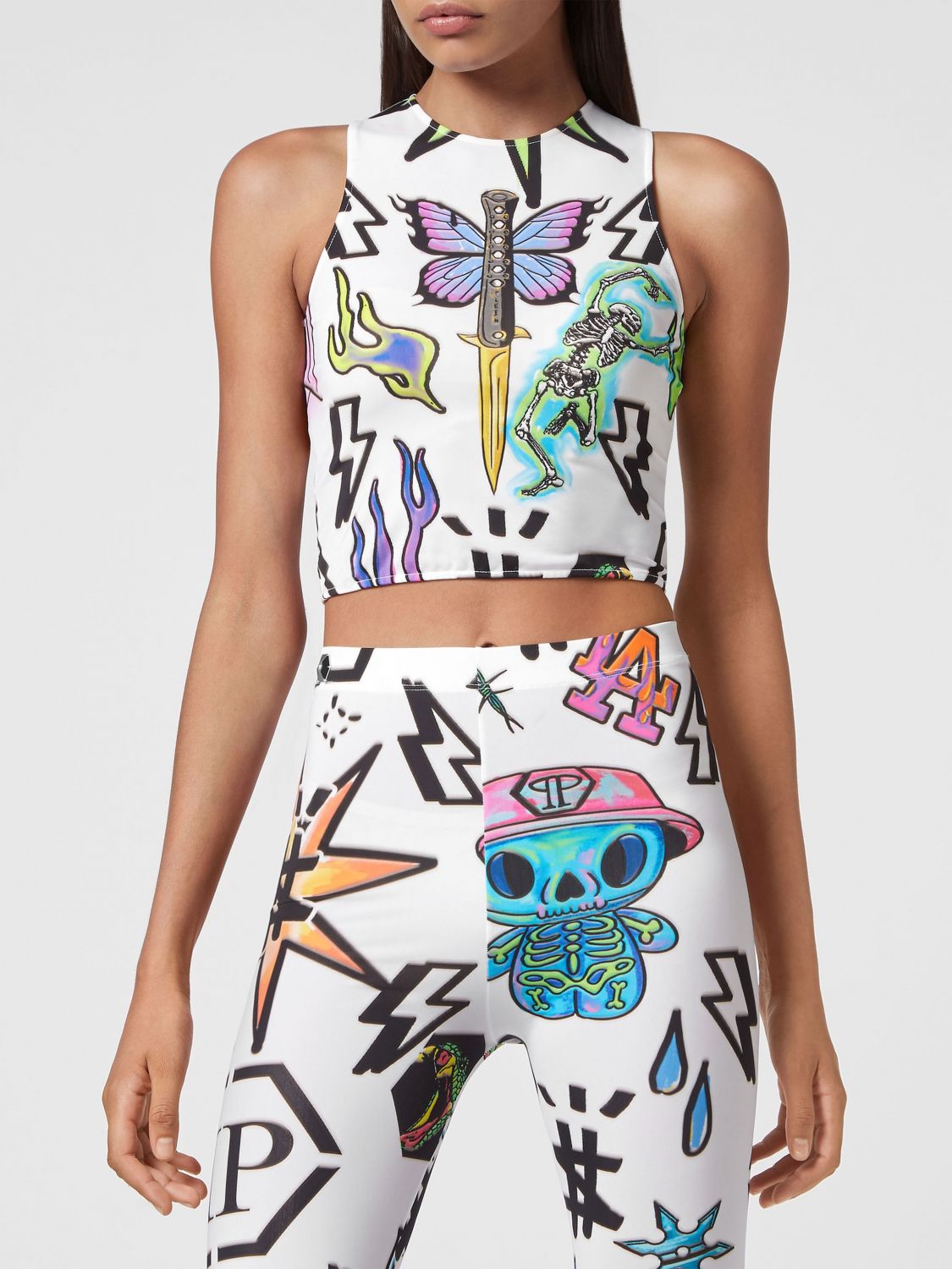 PHILIPP PLEIN Top Donna colore Bianco