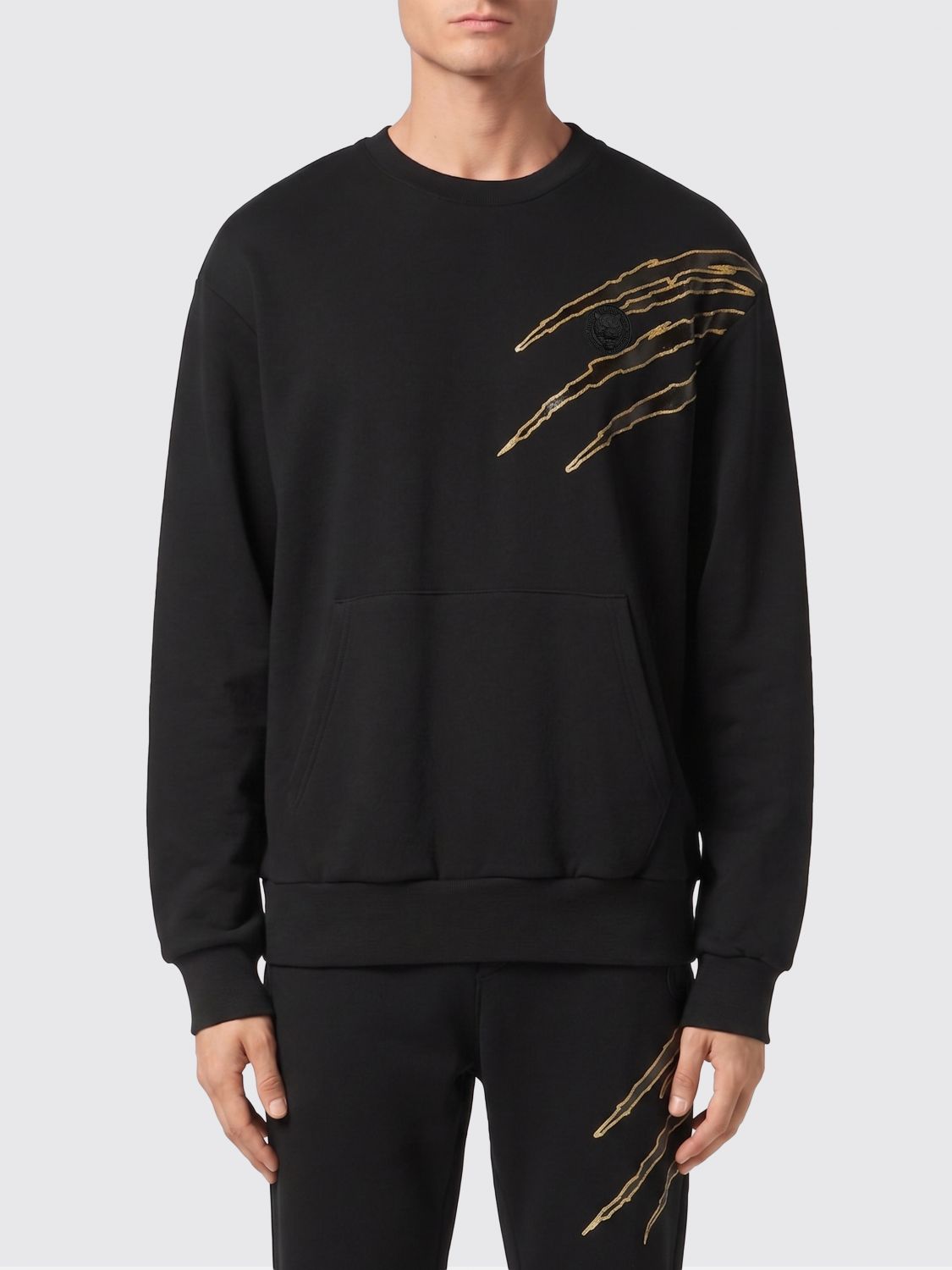 PLEIN SPORT Felpa Uomo colore Nero