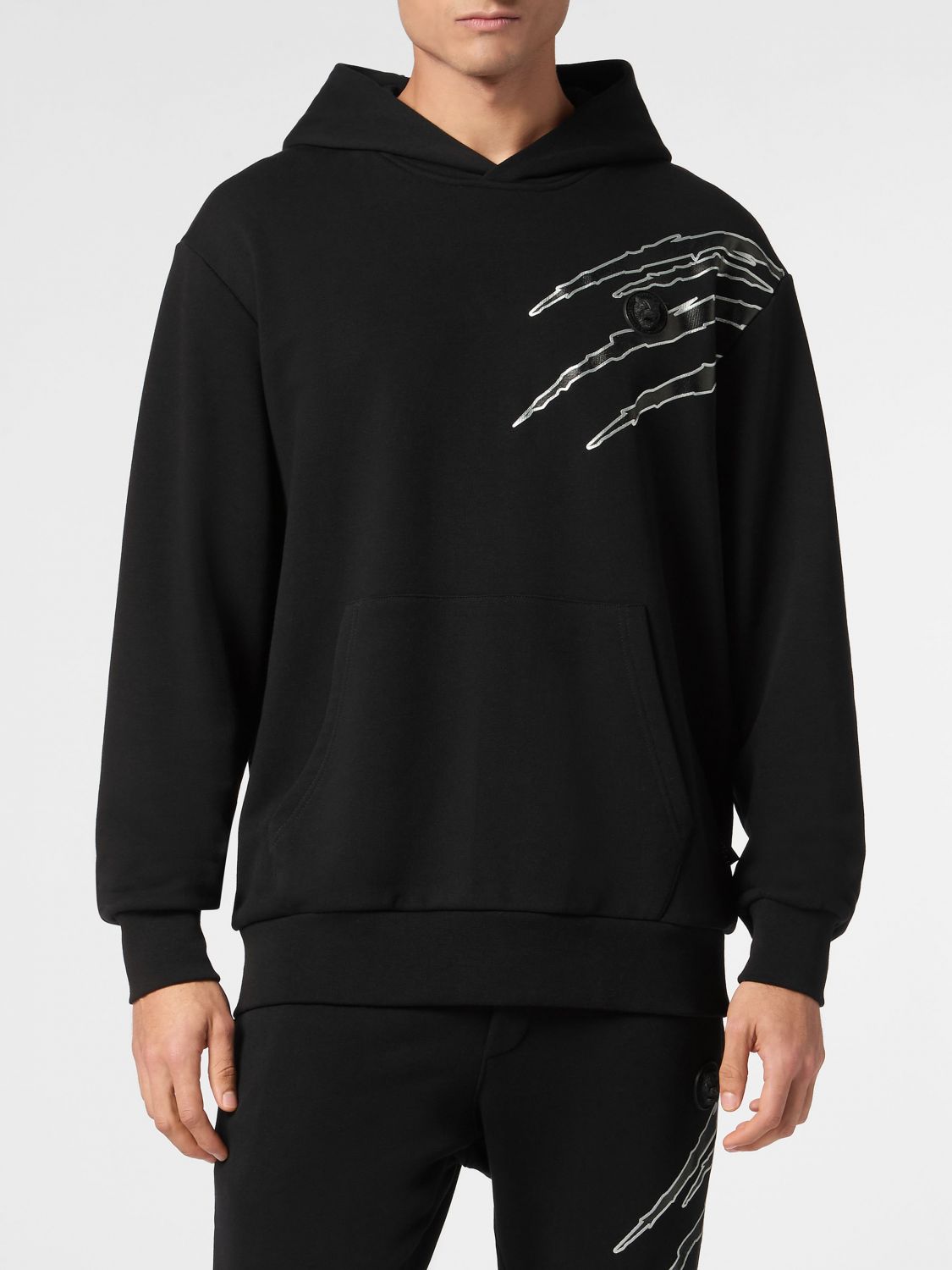 PLEIN SPORT Felpa Uomo colore Nero 1