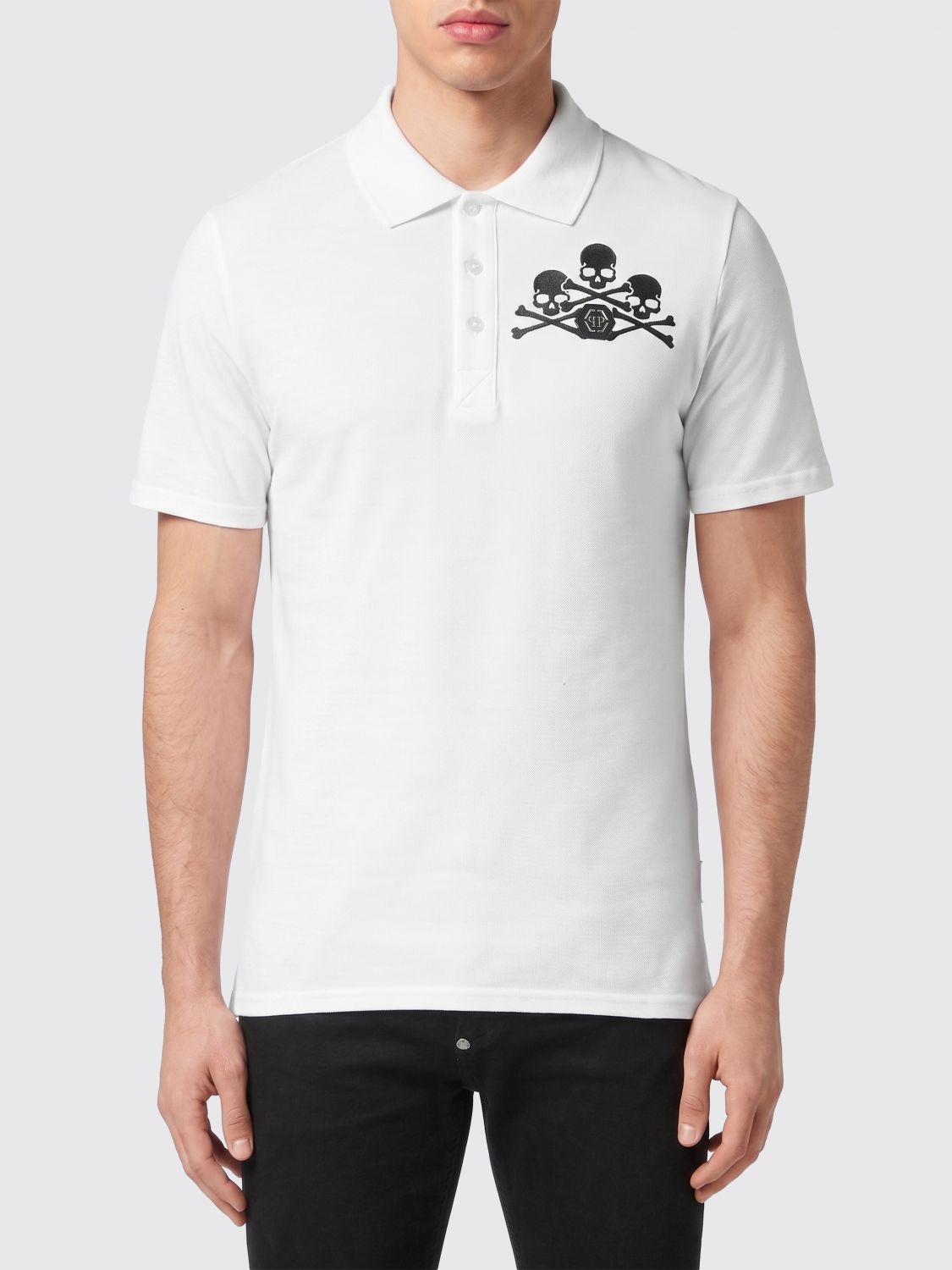 PHILIPP PLEIN Polo Uomo colore Bianco