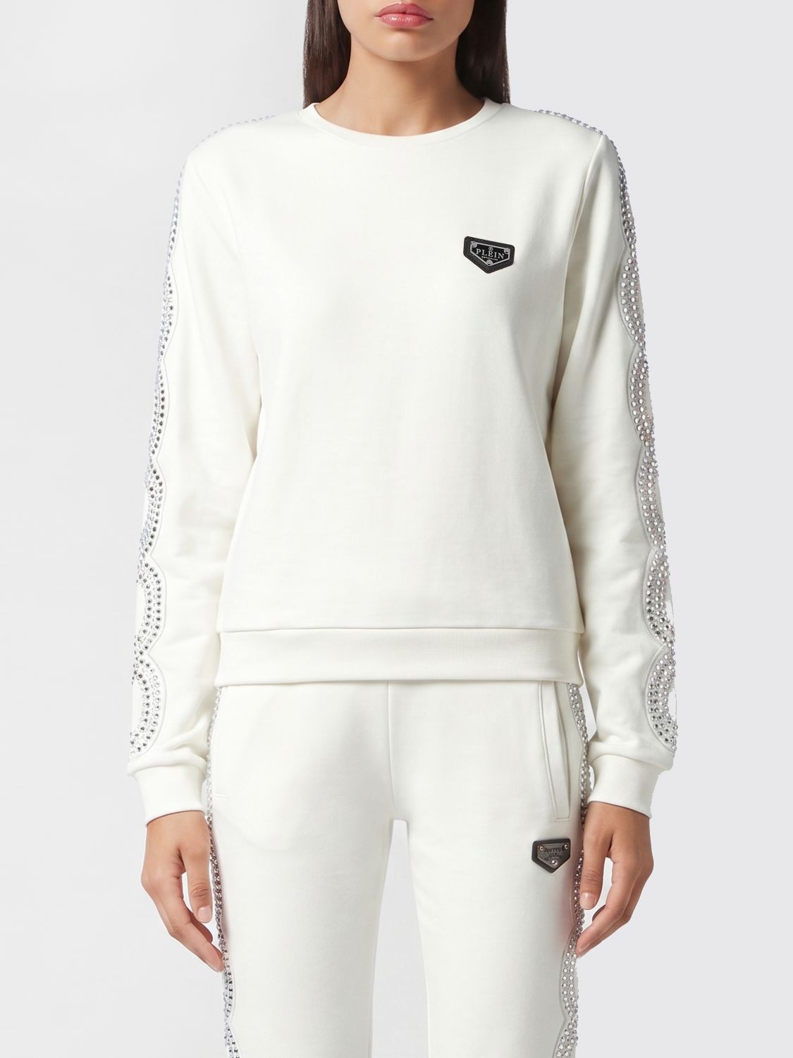 PHILIPP PLEIN Felpa Donna colore Avorio