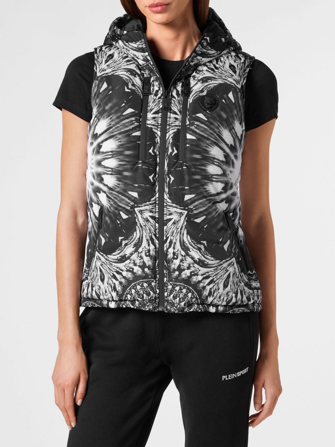 PLEIN SPORT Gilet Donna colore Nero