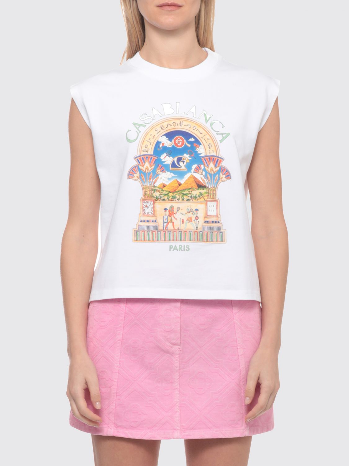 CASABLANCA T-Shirt Woman color White