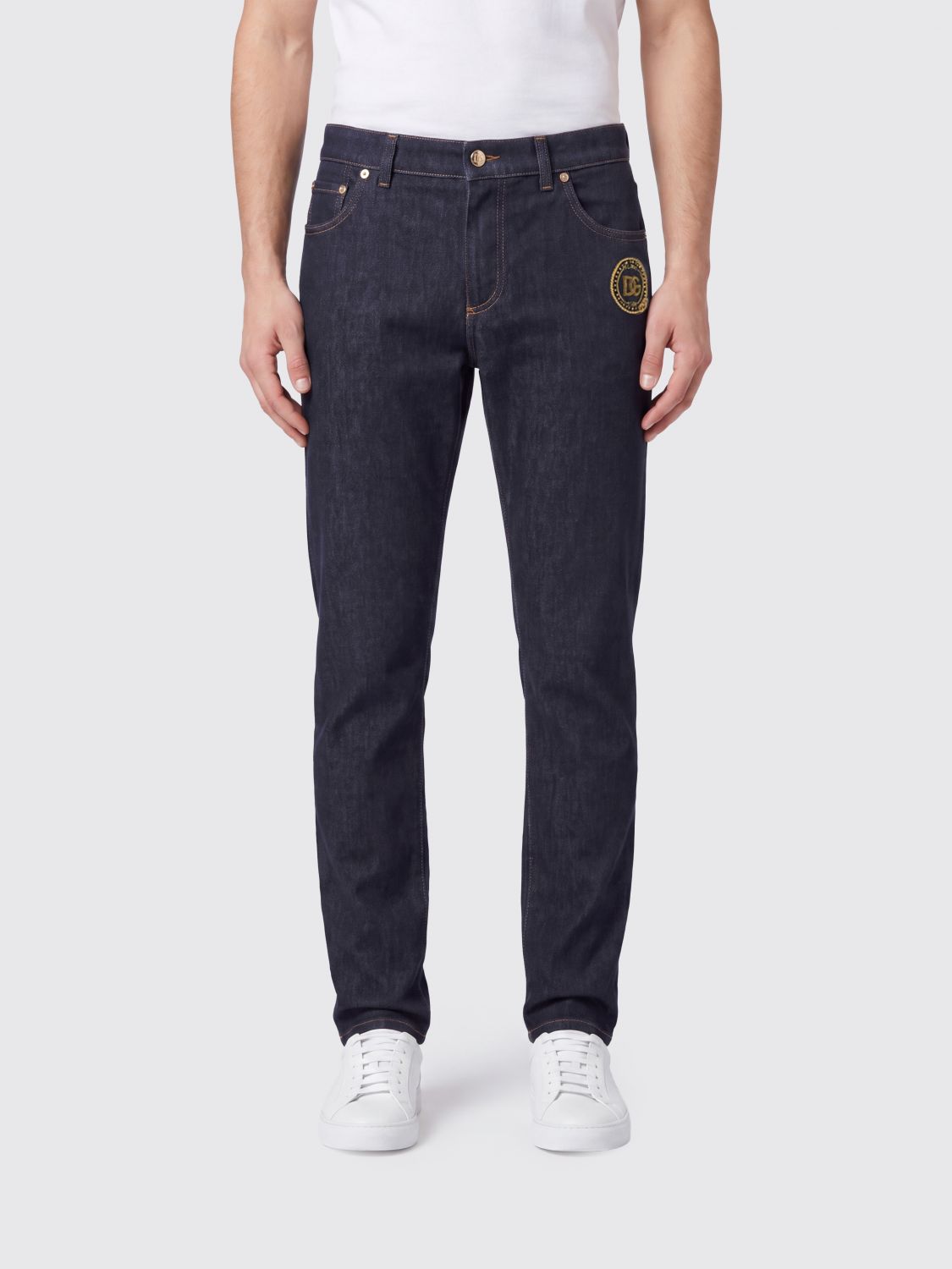 DOLCE & GABBANA Jeans Men color Grey