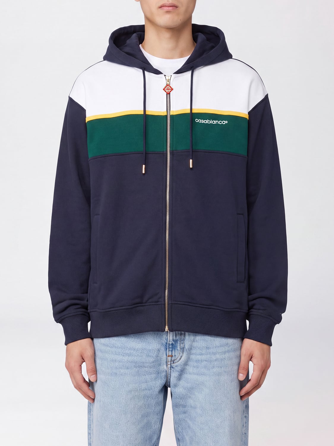 CASABLANCA Sweater Men color Blue