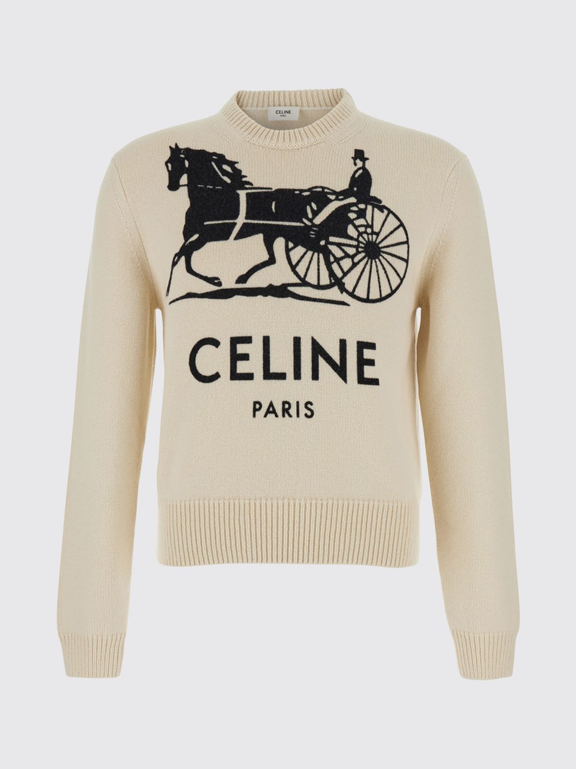Celine Sweater Men Color White In 白色