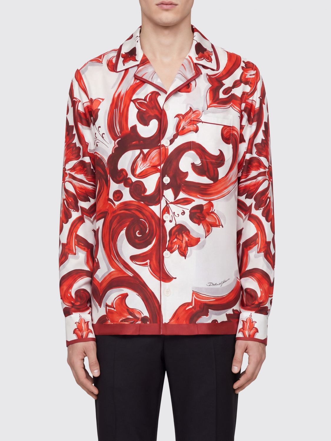 DOLCE & GABBANA Shirt Men color Multicolor