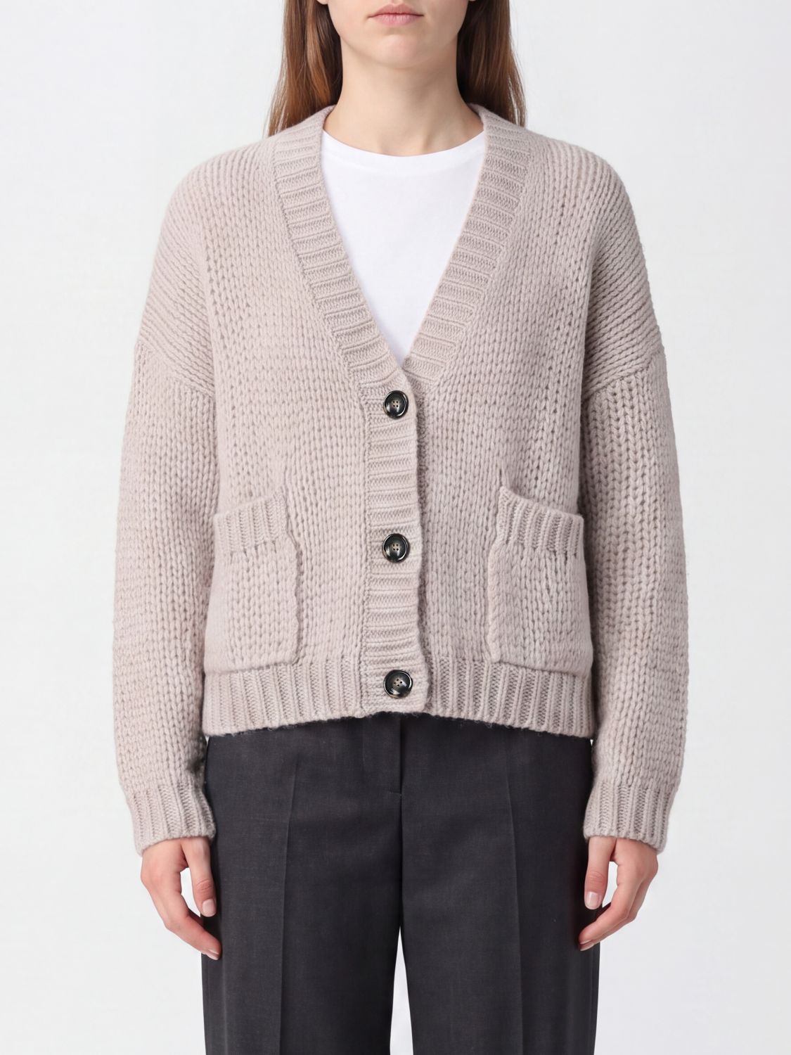 ROBERTO COLLINA Sweater Woman color Ivory