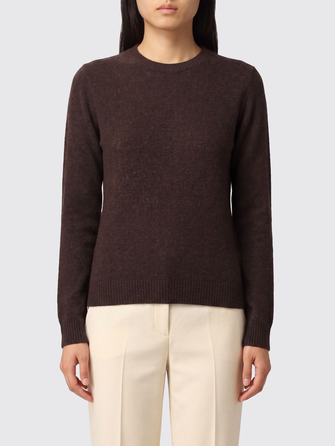 ROBERTO COLLINA Sweater Woman color Brown