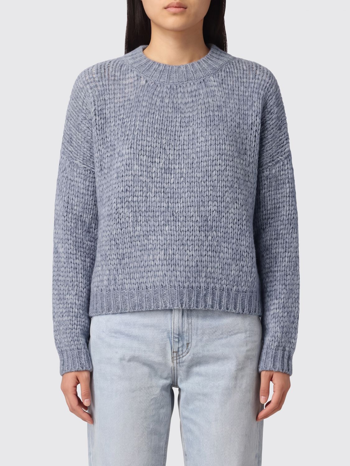 ROBERTO COLLINA Sweater Woman color Gnawed Blue