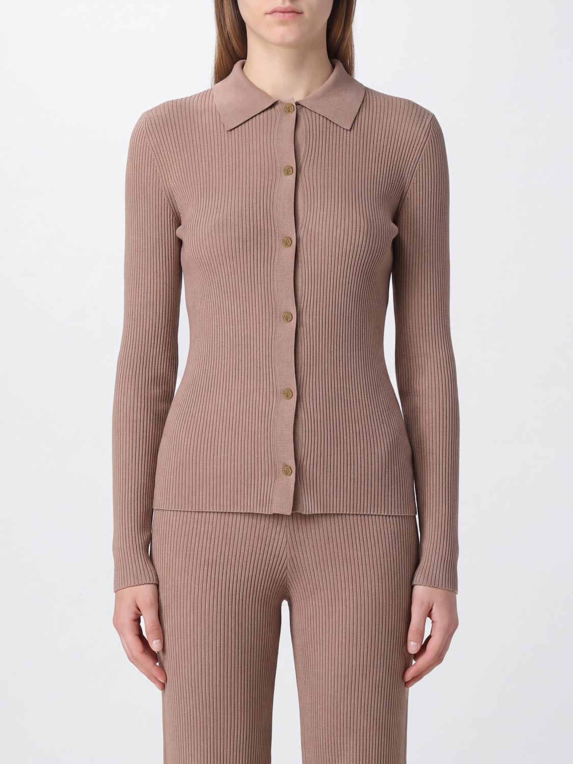 ‘S Max Mara Slim Fit Polo Jumper in Pure Virgin Wool