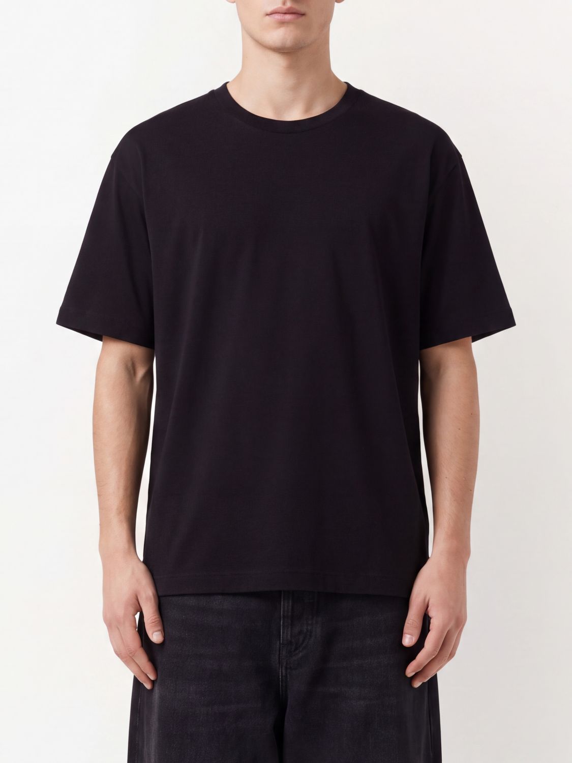 DOLCE & GABBANA Rundhals-T-Shirt aus Baumwolle im Essential-Design