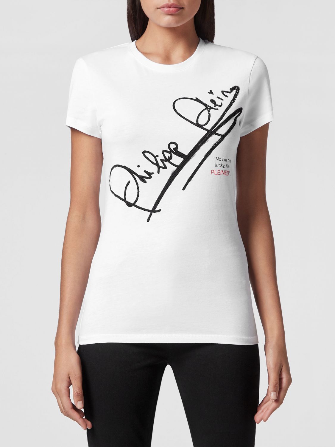 PHILIPP PLEIN T-Shirts Donna colore Bianco