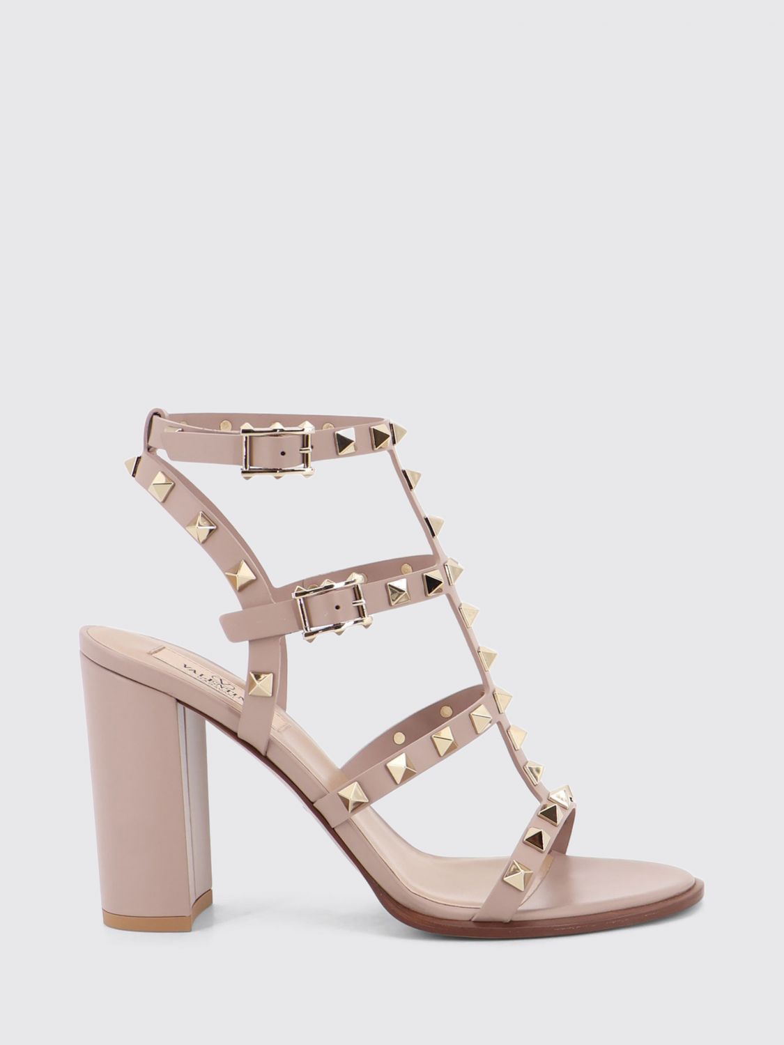 VALENTINO GARAVANI Heeled Sandal Woman color Dust