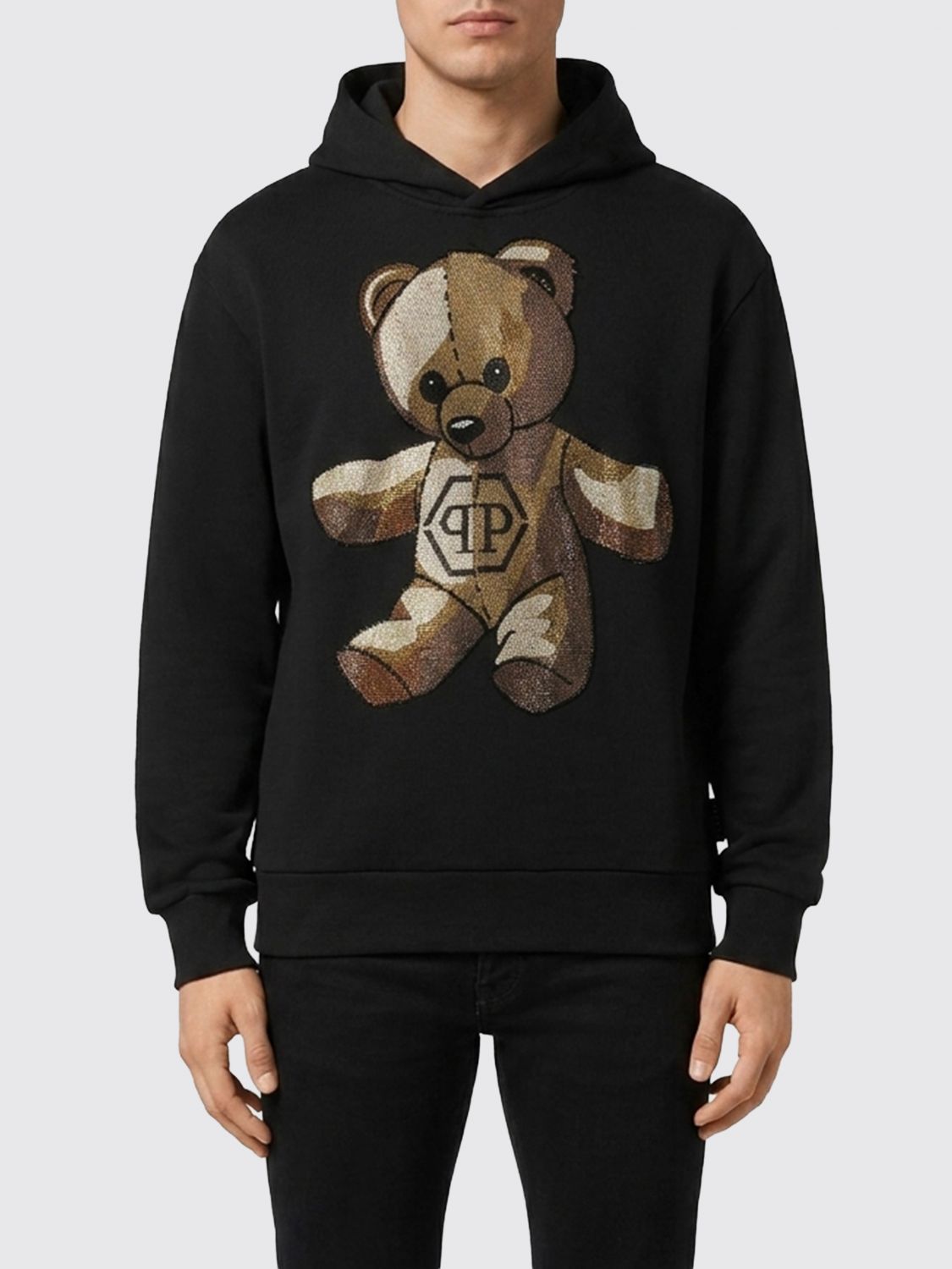 PHILIPP PLEIN Felpa Uomo colore Nero