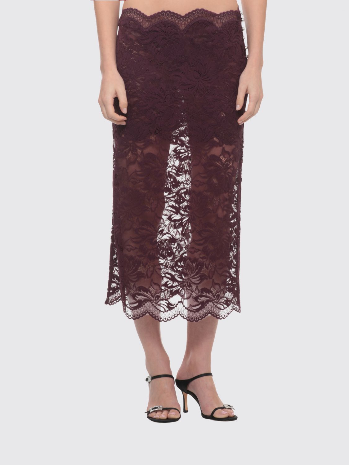 RABANNE Skirt Woman color Violet