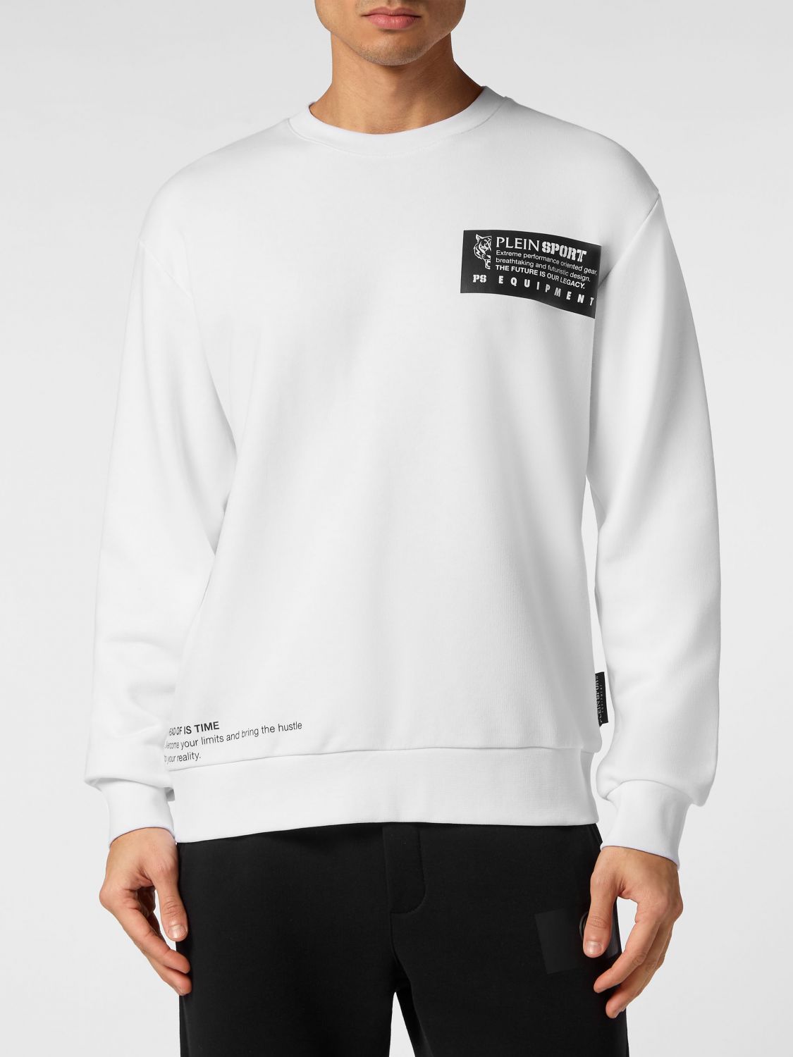 PLEIN SPORT Felpa Uomo colore Bianco
