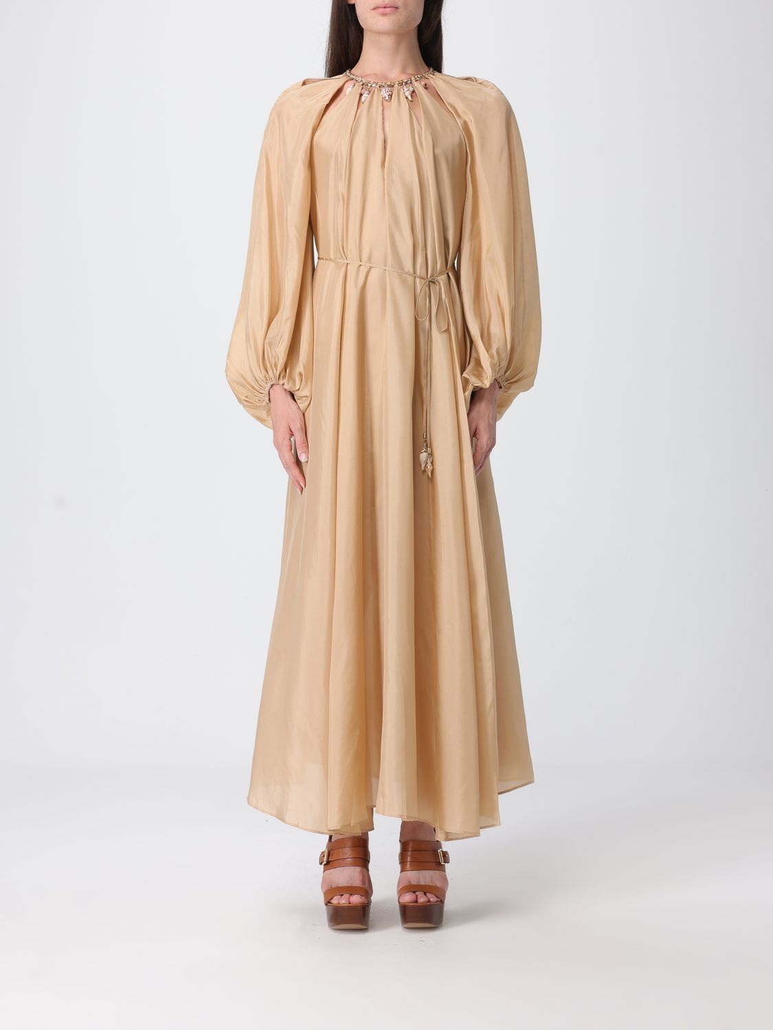 ZIMMERMANN Dress Woman color Champagne