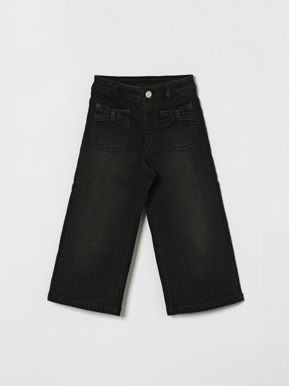 Twinset Wide-Leg-Jeans aus Baumwolldenim von für Jungen mit mittlerer Leibhöhe