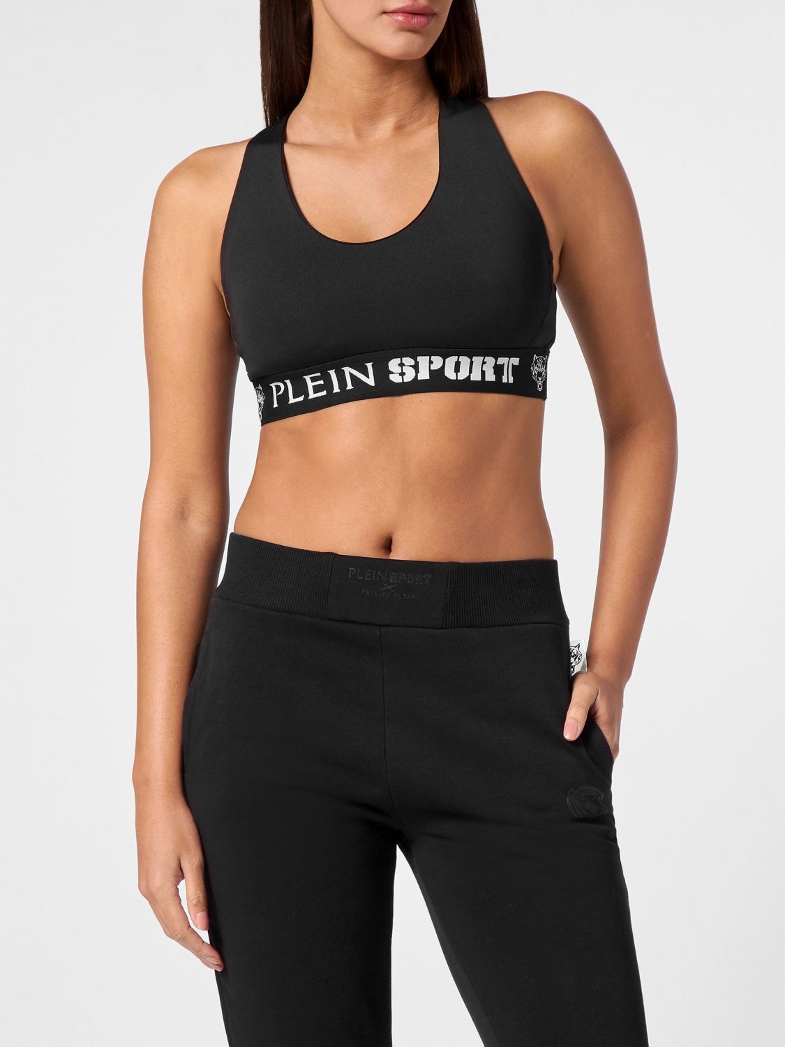 PLEIN SPORT Top Donna colore Nero