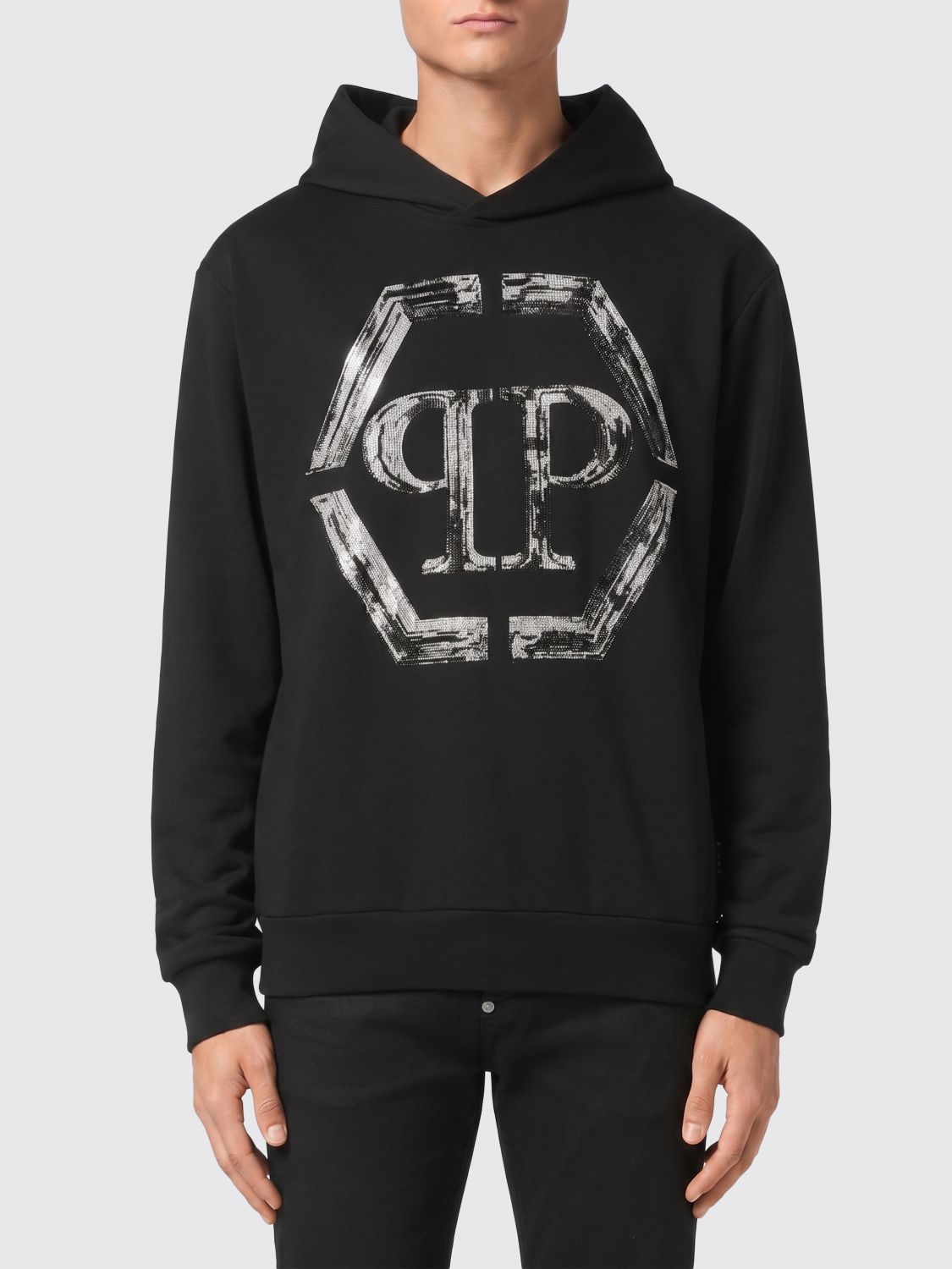 PHILIPP PLEIN Felpa Uomo colore Nero