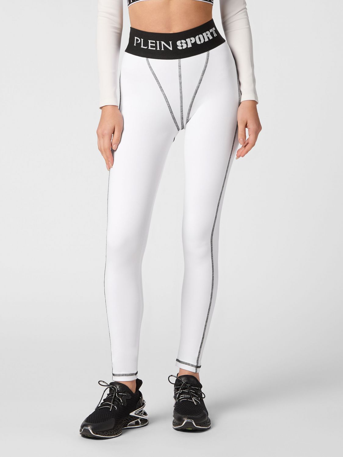 PLEIN SPORT Pantaloni Donna colore Bianco