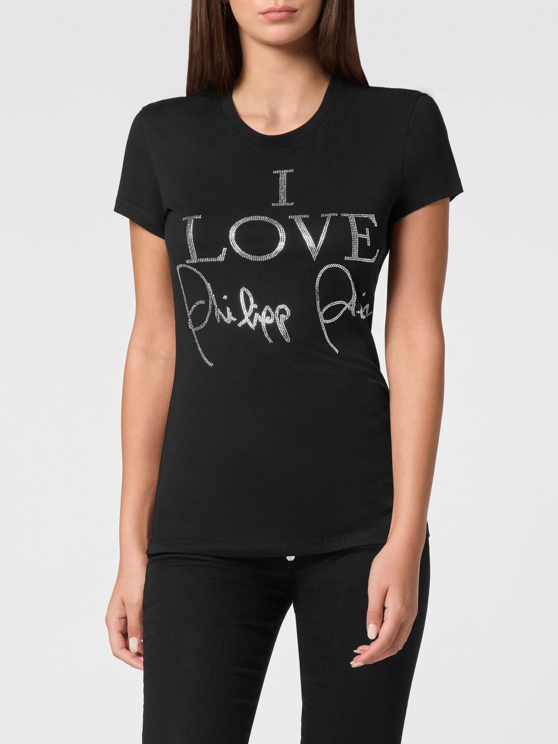 PHILIPP PLEIN T-Shirts Donna colore Nero