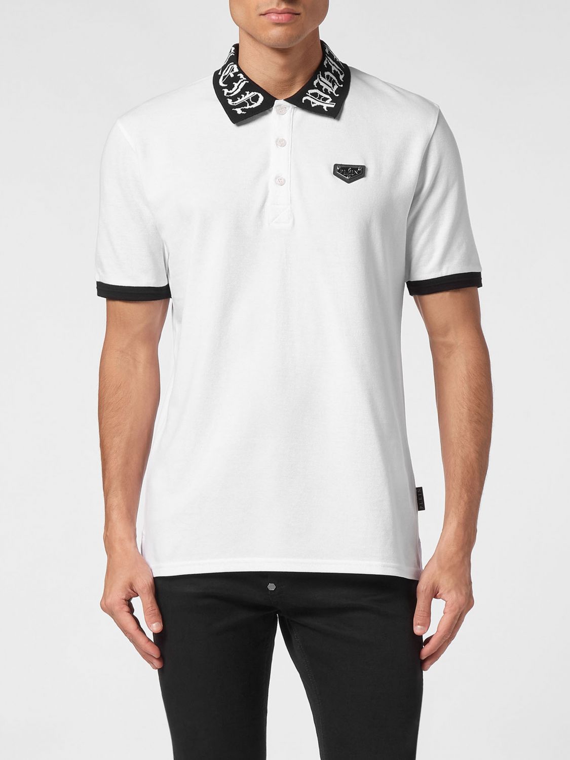 PHILIPP PLEIN Polo Uomo colore Bianco