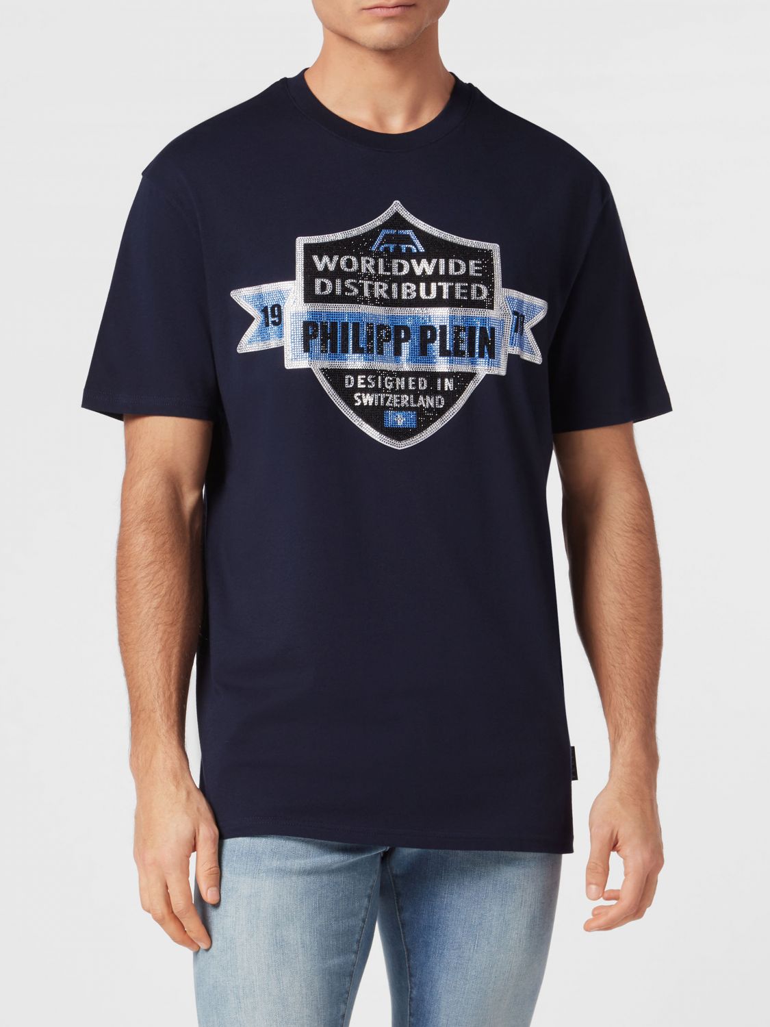 PHILIPP PLEIN T-Shirt Uomo colore Blue