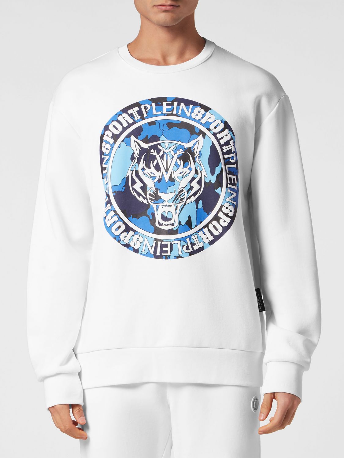 PLEIN SPORT Felpa Uomo colore Bianco