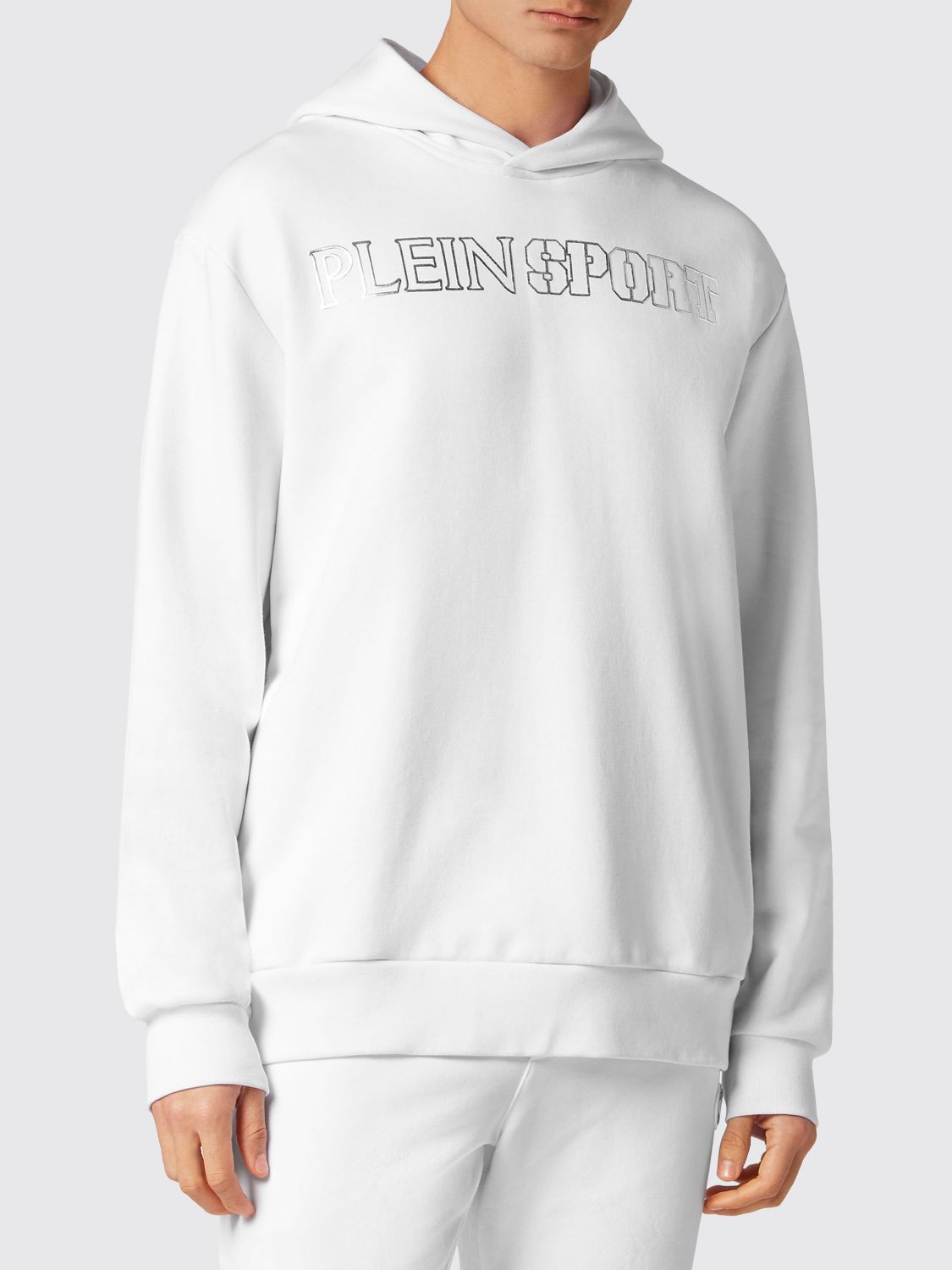 PLEIN SPORT Felpa Uomo colore Bianco