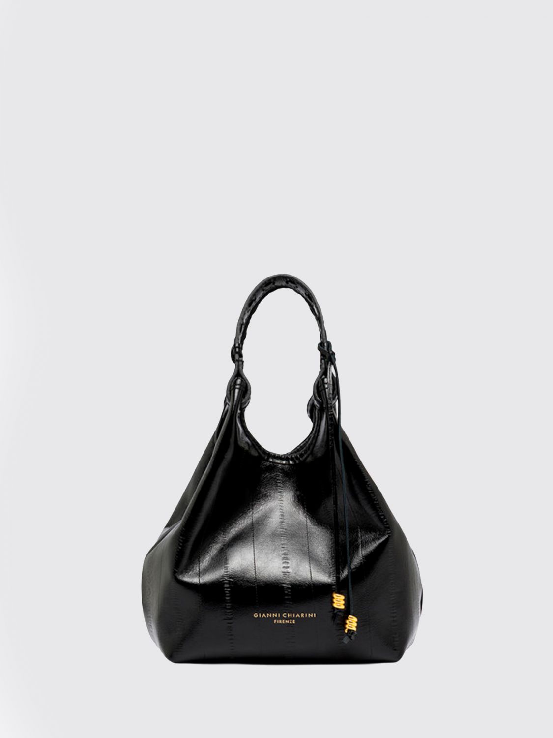 GIANNI CHIARINI Mini borsa a mano Dua in pelle con tracolla amovibile