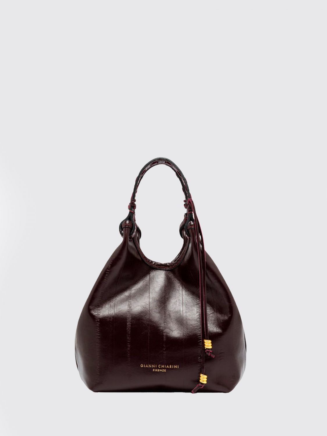 GIANNI CHIARINI Mini borsa a mano Dua in pelle con tracolla amovibile