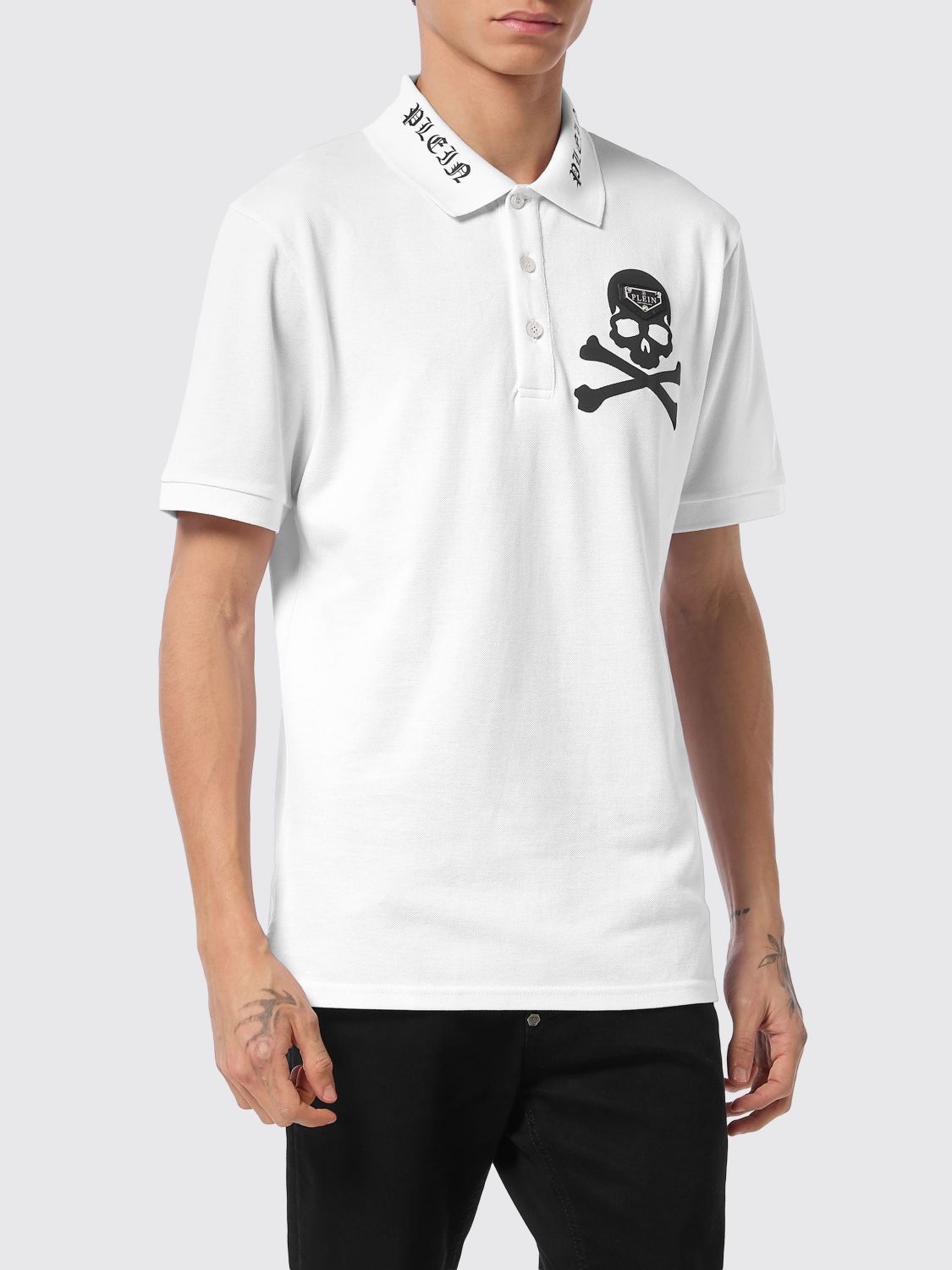 PHILIPP PLEIN Polo Uomo colore Bianco